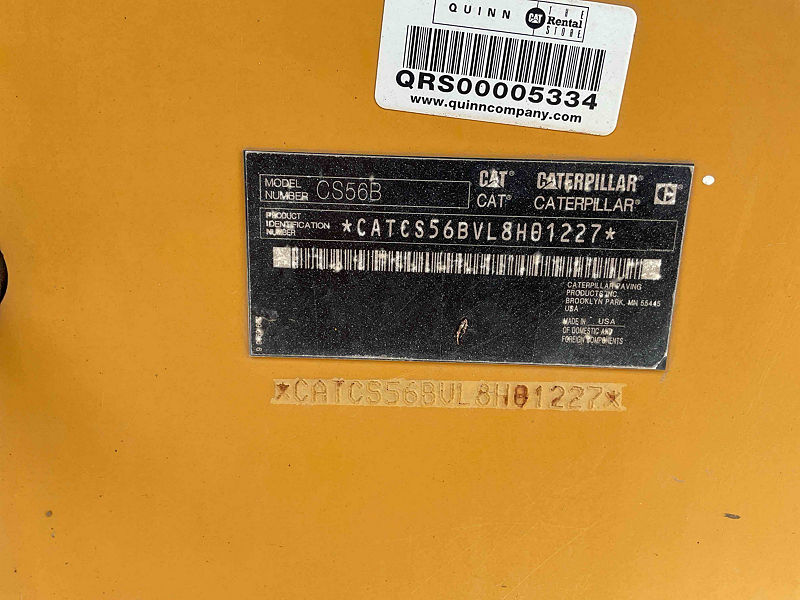 2015 CAT CS56B