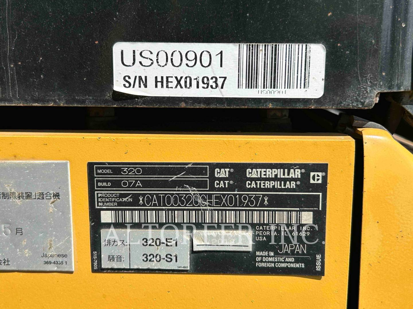 2018 CAT 320-07 &#8211; #10109736