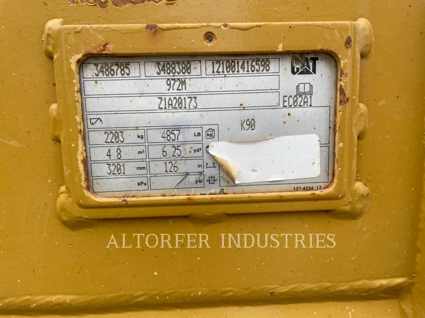 2016 CAT 972M XE &#8211; #10134436