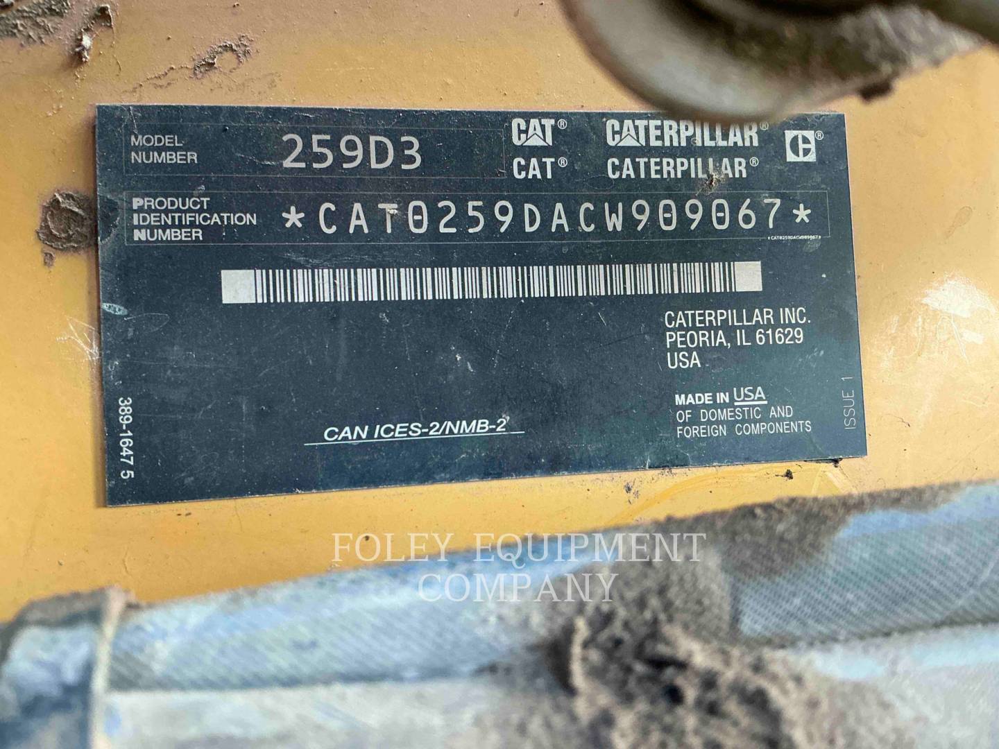 Serial Number Plate