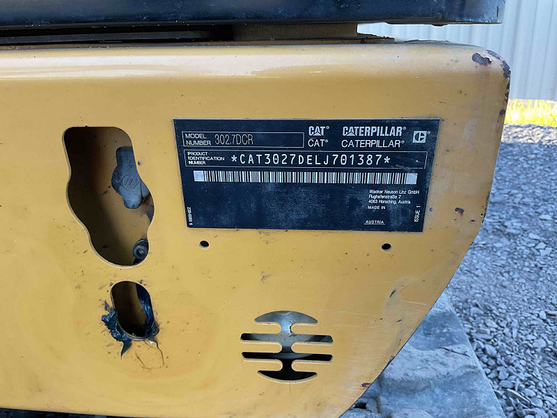 2018 CAT 302.7DCR