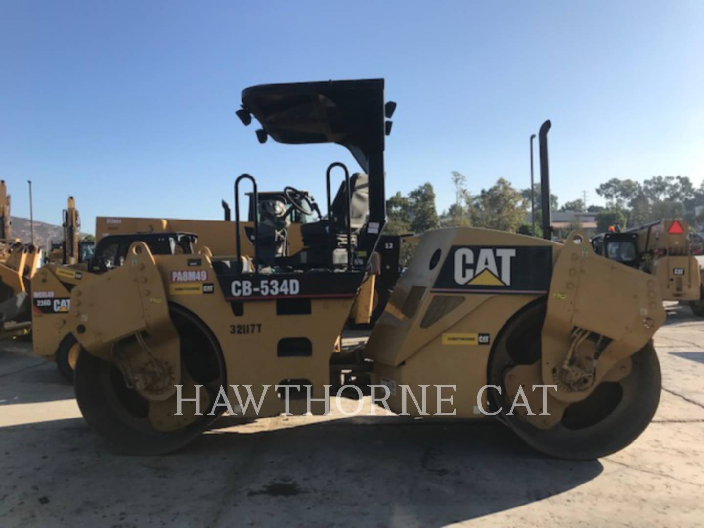 Used San Diego Compactors CB534D Serial FGH00615 Hawthorne Cat