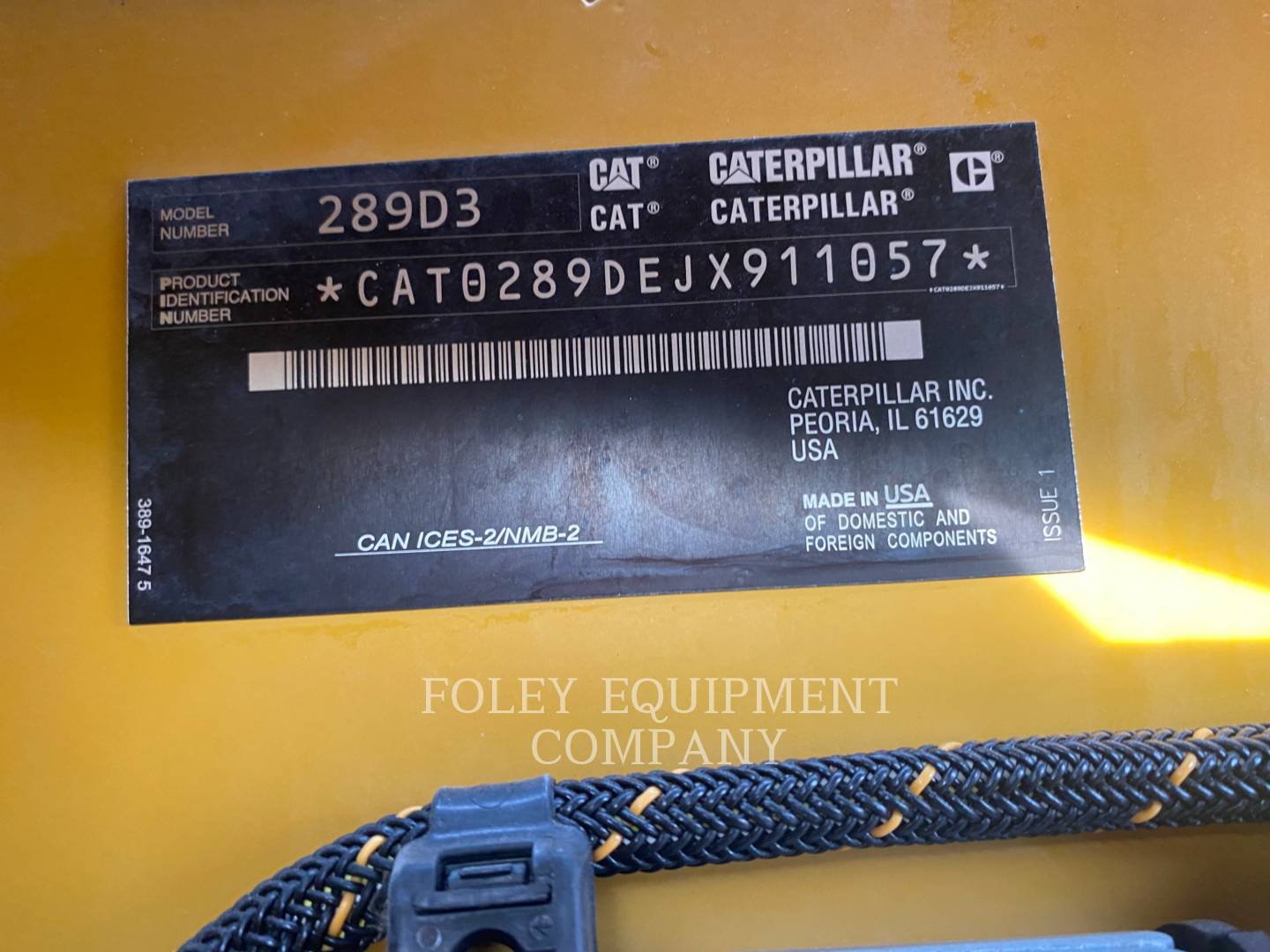 Serial Number Plate