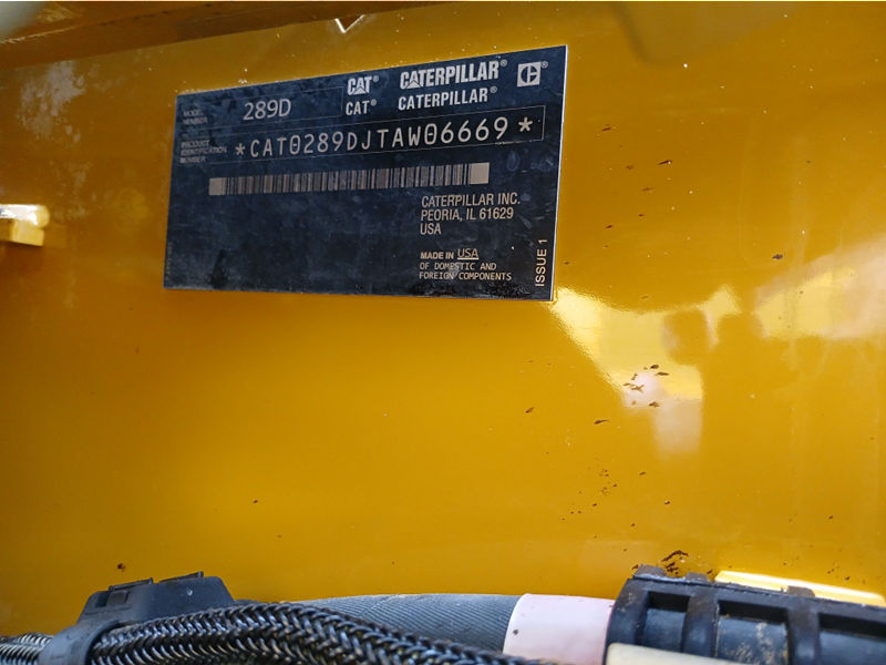 2017 CAT 289D