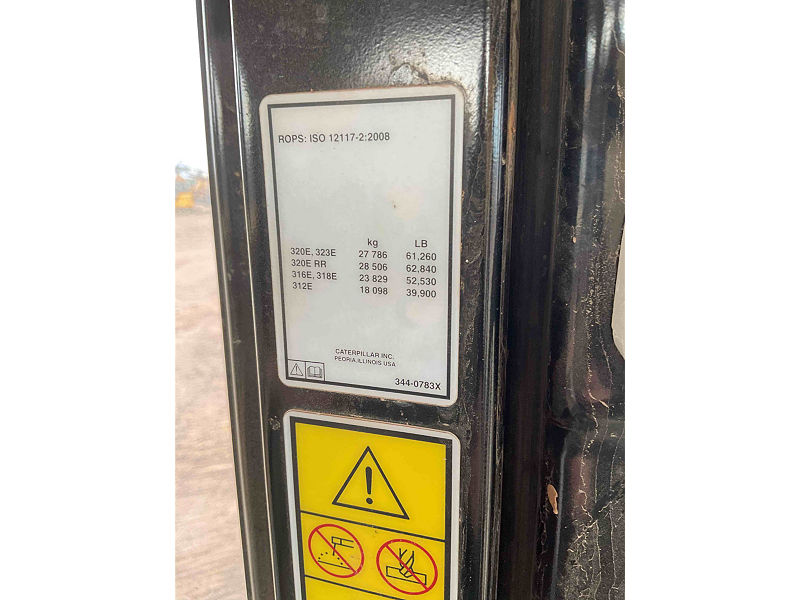 2014 CAT 320EL