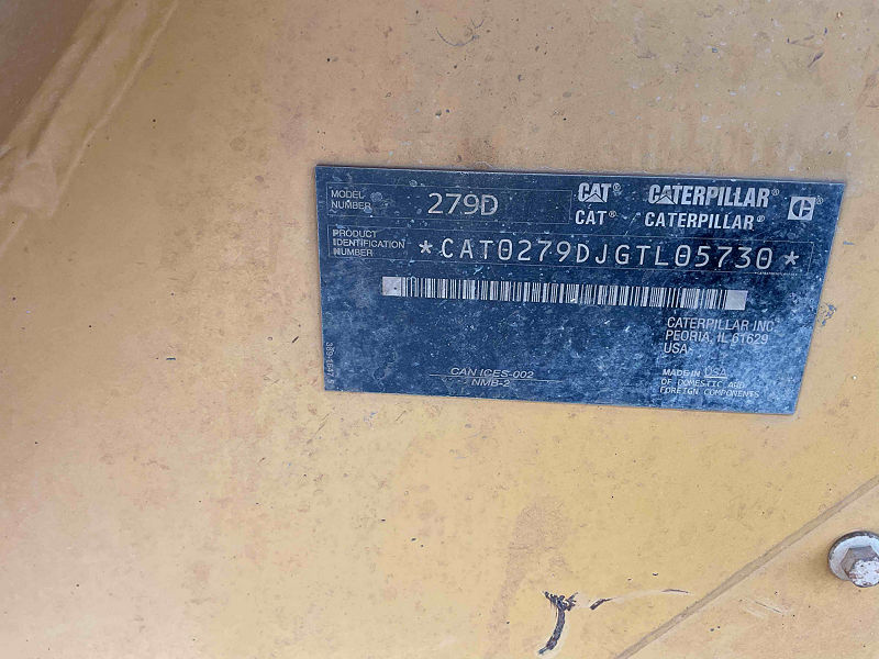2018 CAT 279D