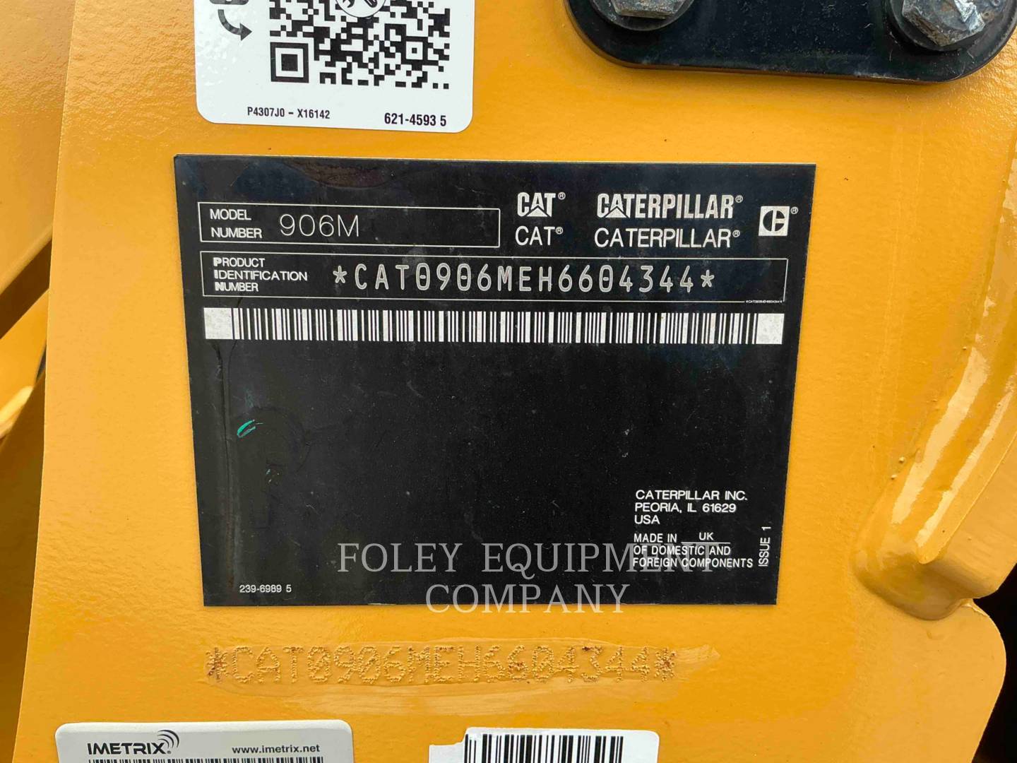 Serial Number Plate