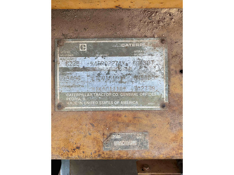 1986 CAT 623B