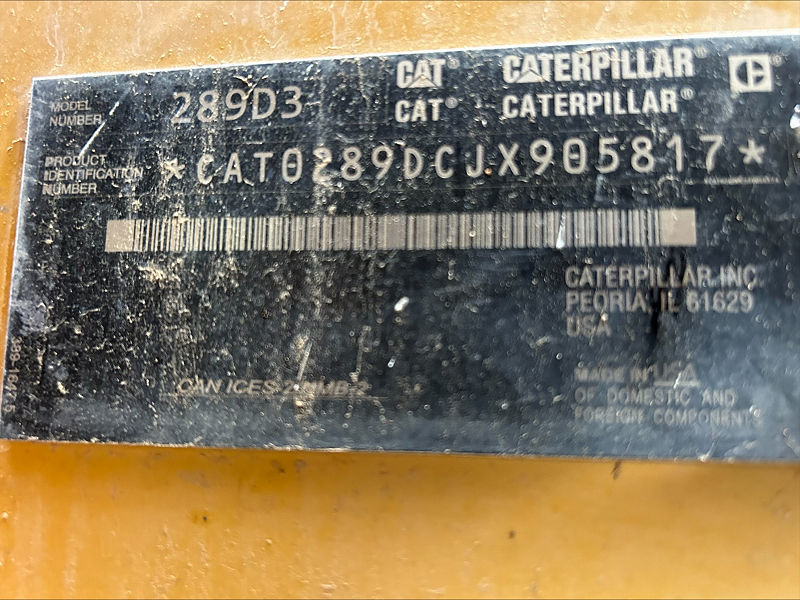 2021 CAT 289D3