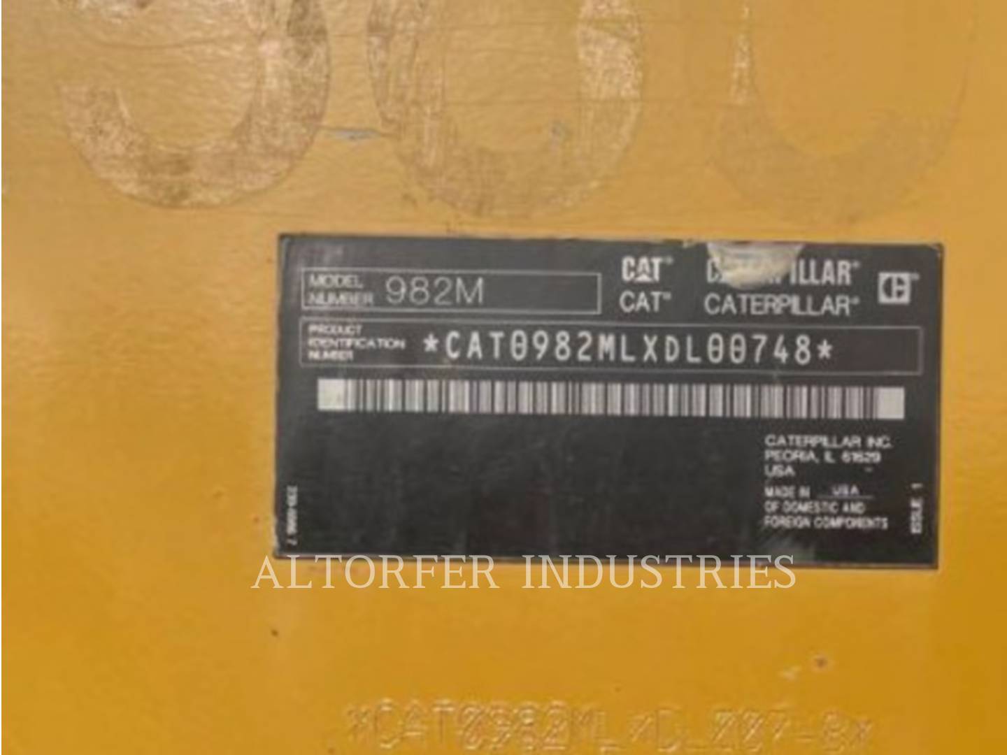 2021 CAT 982M &#8211; #10179574