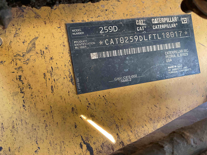 2018 CAT 259D