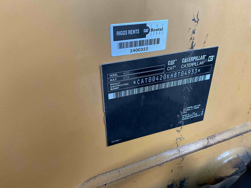 2024 CAT 420 4AEM