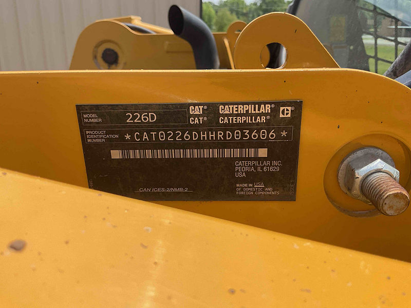 2018 CAT 226D