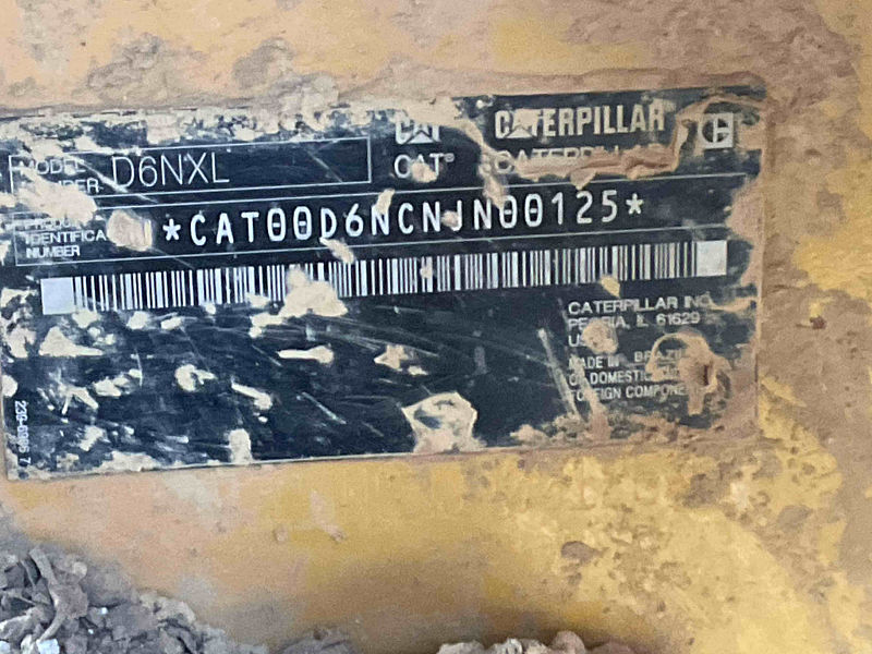 2017 CAT D6NXL