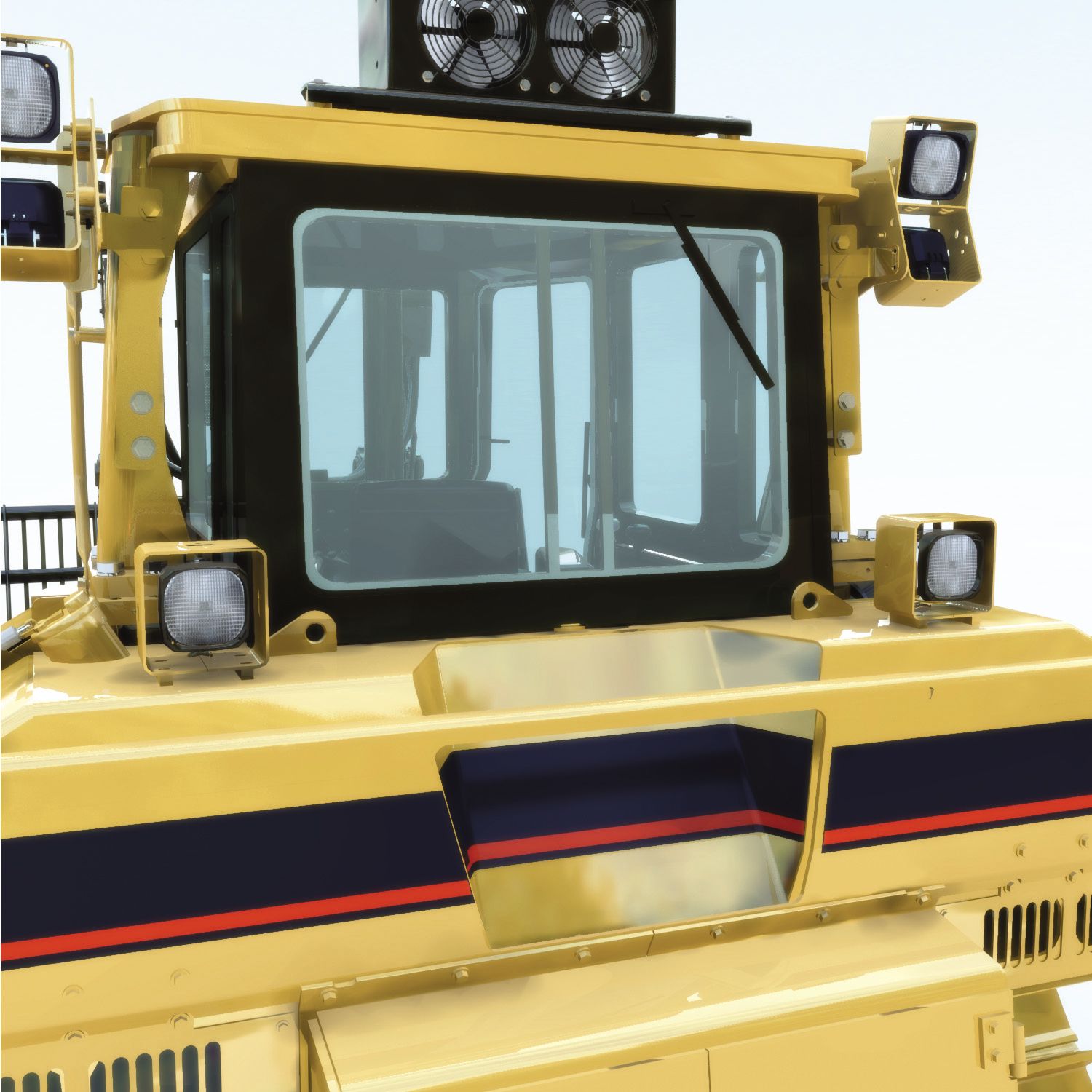 Norscot Cat D8R Series II Track-Type Tractor Muddy Edition 1