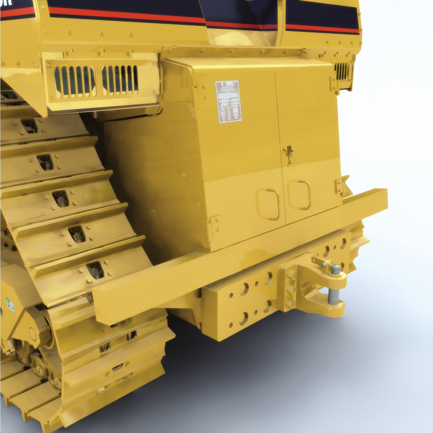 Norscot Cat D8R Series II Track-Type Tractor Muddy Edition 1