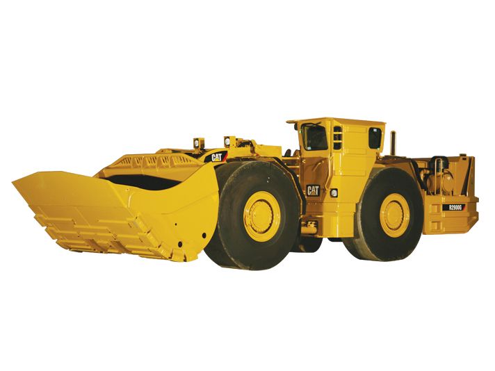 Carregadeira de Mineração Subterrânea LHD (Load-Haul-Dump, Carrega, Transporta, Despeja) R2900G