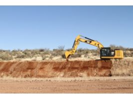 Grading work with a Clean-up Bucket