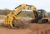 Excavator Rake and Pro Series Thumb working together to handle brush.