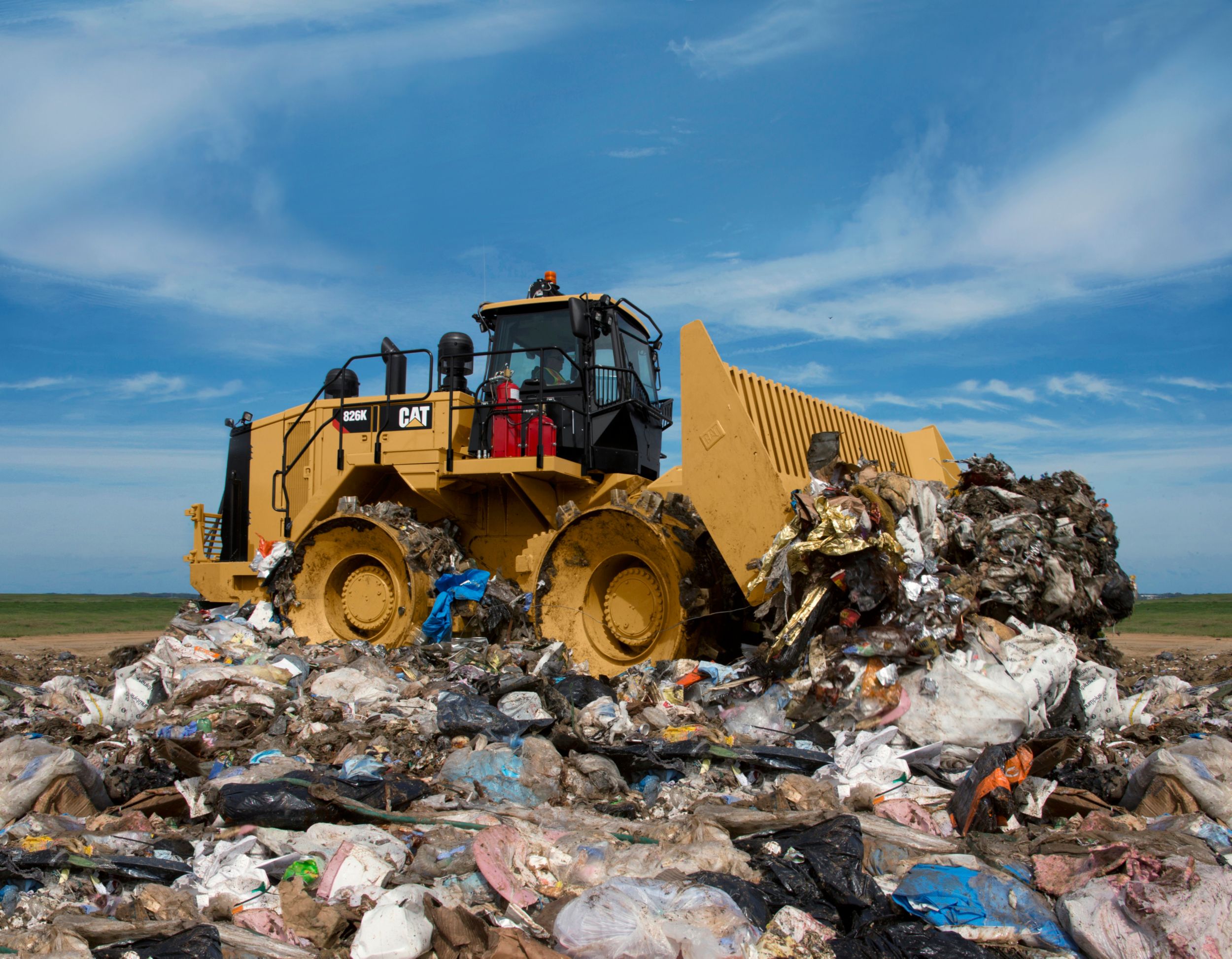 Landfill compactor