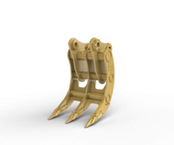 Varillaje CB, 3 dientes Rastrillos para excavadoras