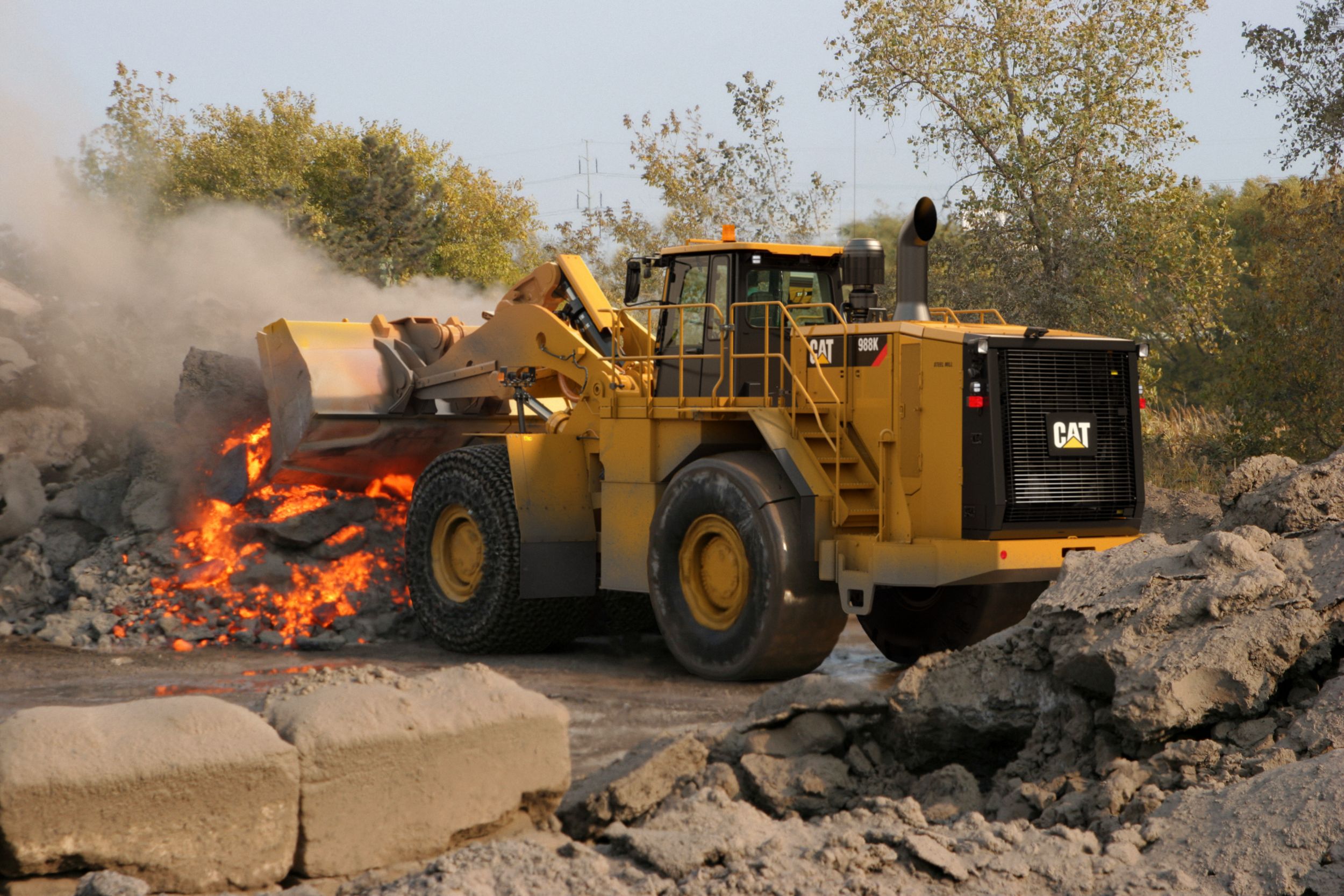 988K Wheel Loader Steel Mill Arrangement