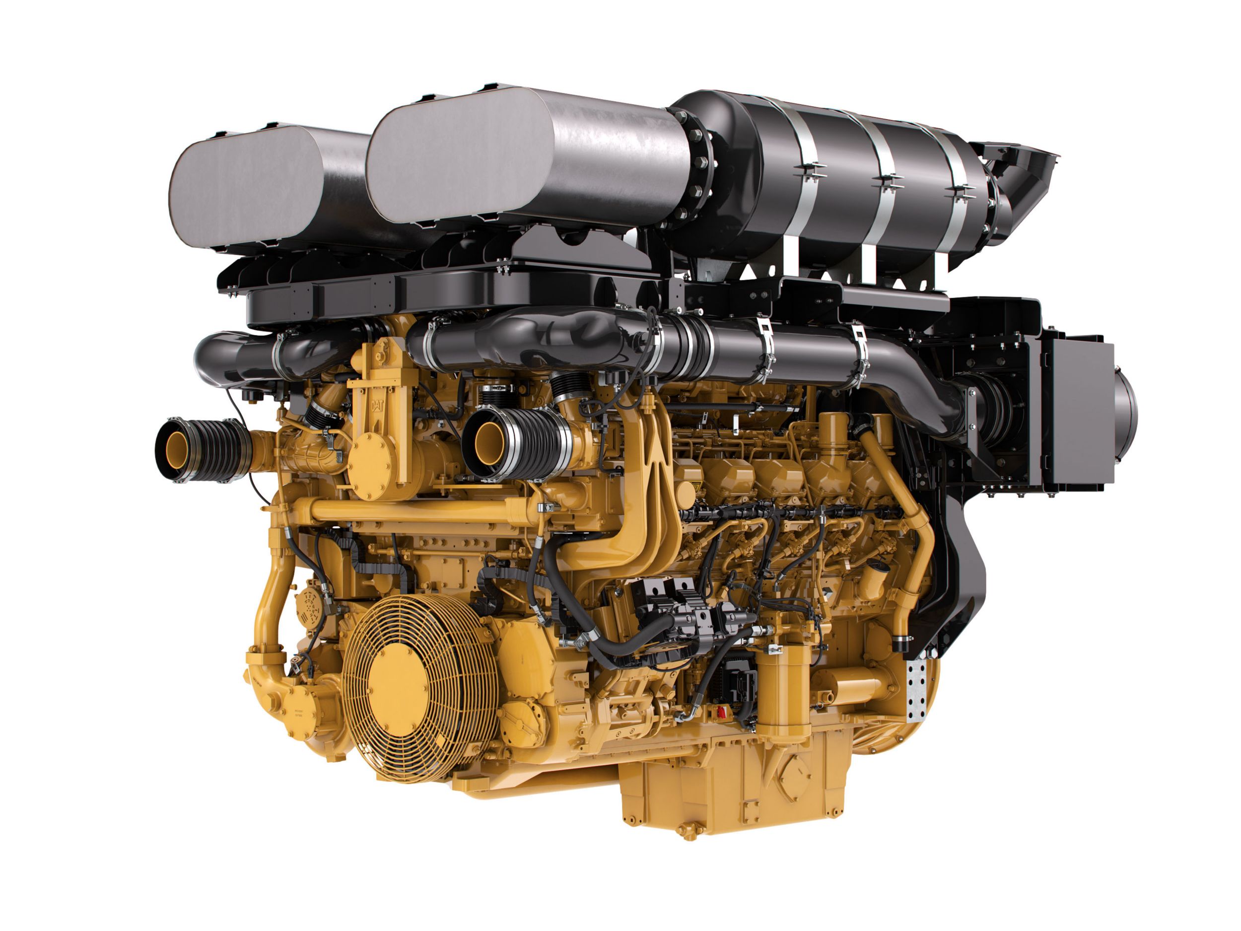 Motor de Petróleo 3512E HD de colector seco con ATAAC - Motores para servicio de pozos