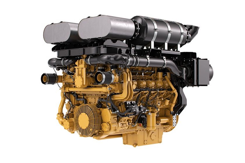3512E HD Dry Manifold with ATAAC Petroleum Engine Well Servicing Engines