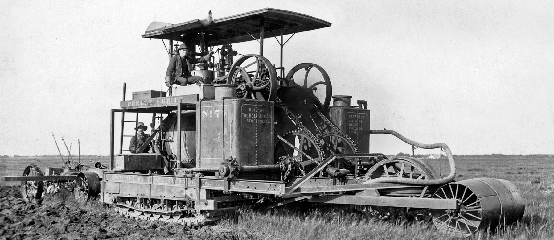 first steam farm tractor