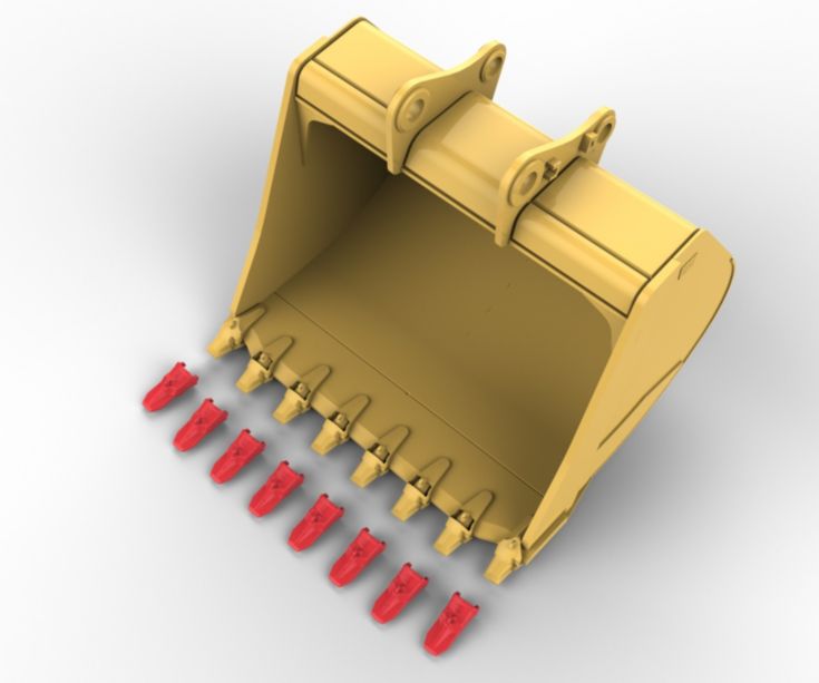 Godets - Pelles chargeuses pour applications minières - 10,4 m (13,6 yd) charbon