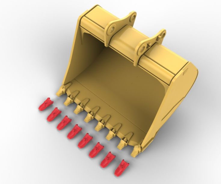 Godets - Pelles chargeuses pour applications minières - 10,4 m (13,6 yd) charbon