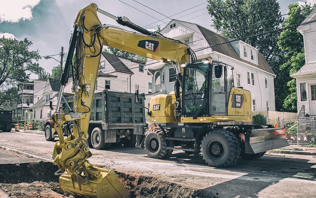 Cat F Series Wheeled Excavators