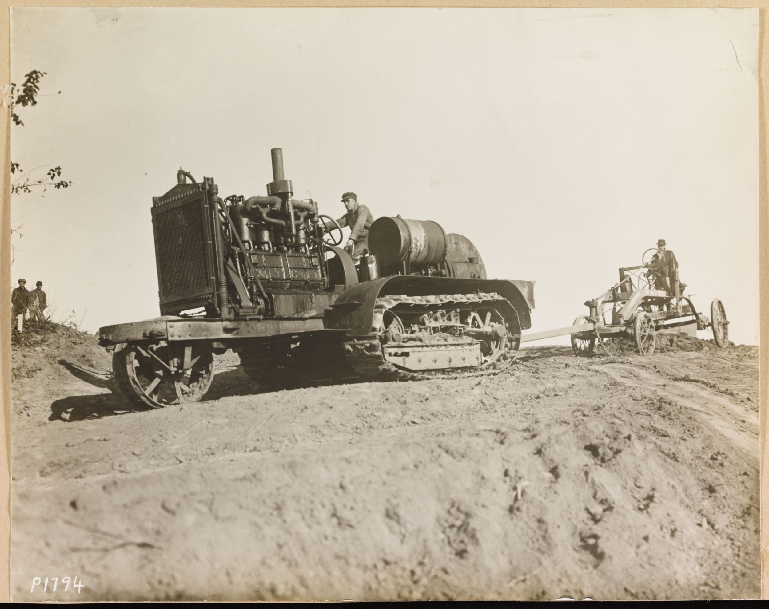 1917 - A Holt Caterpillar 75 horse power tractor.