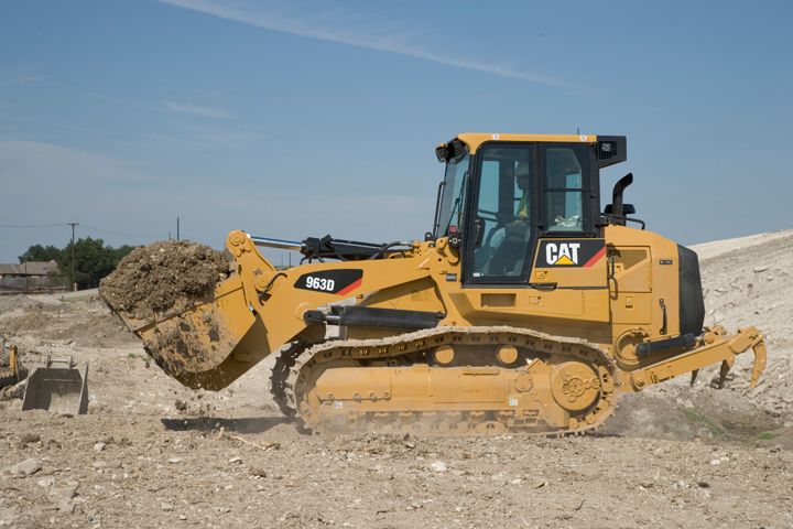 Chargeuses à chaînes Caterpillar 963D | Bergerat Monnoyeur