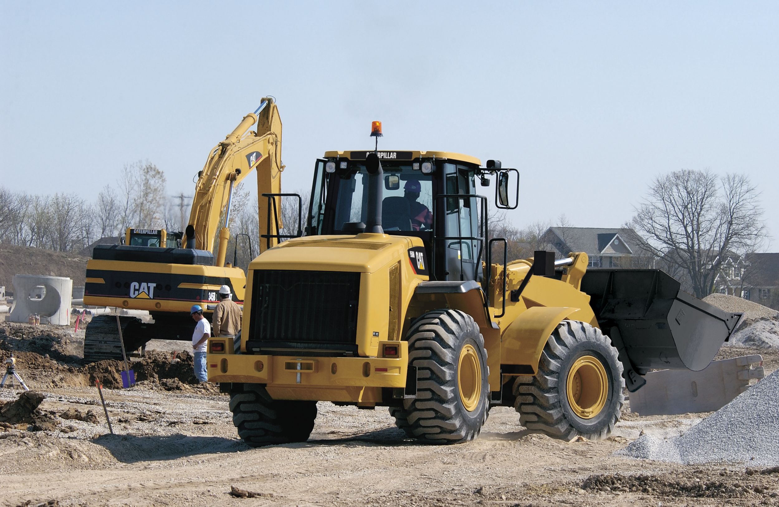 Chargeuse Sur Pneus Caterpillar 950 – Modèle 1:50 – Métal Moulé – Direction Articulée, Pelle Fonctionnelle – Collection