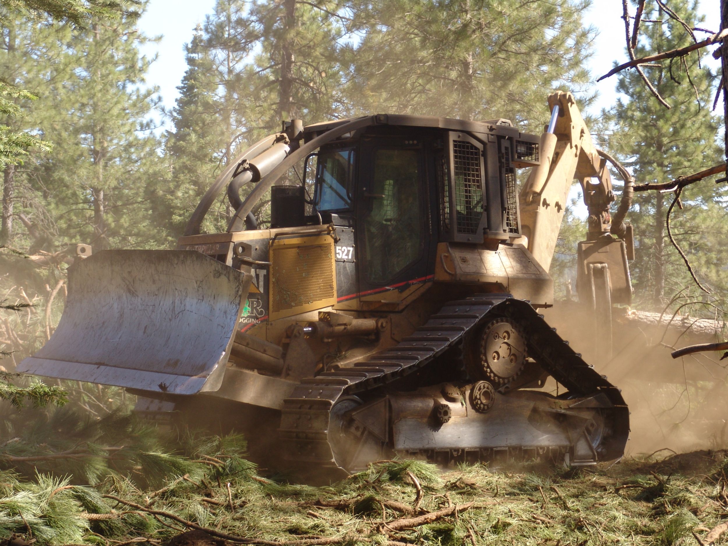 tracked skidder