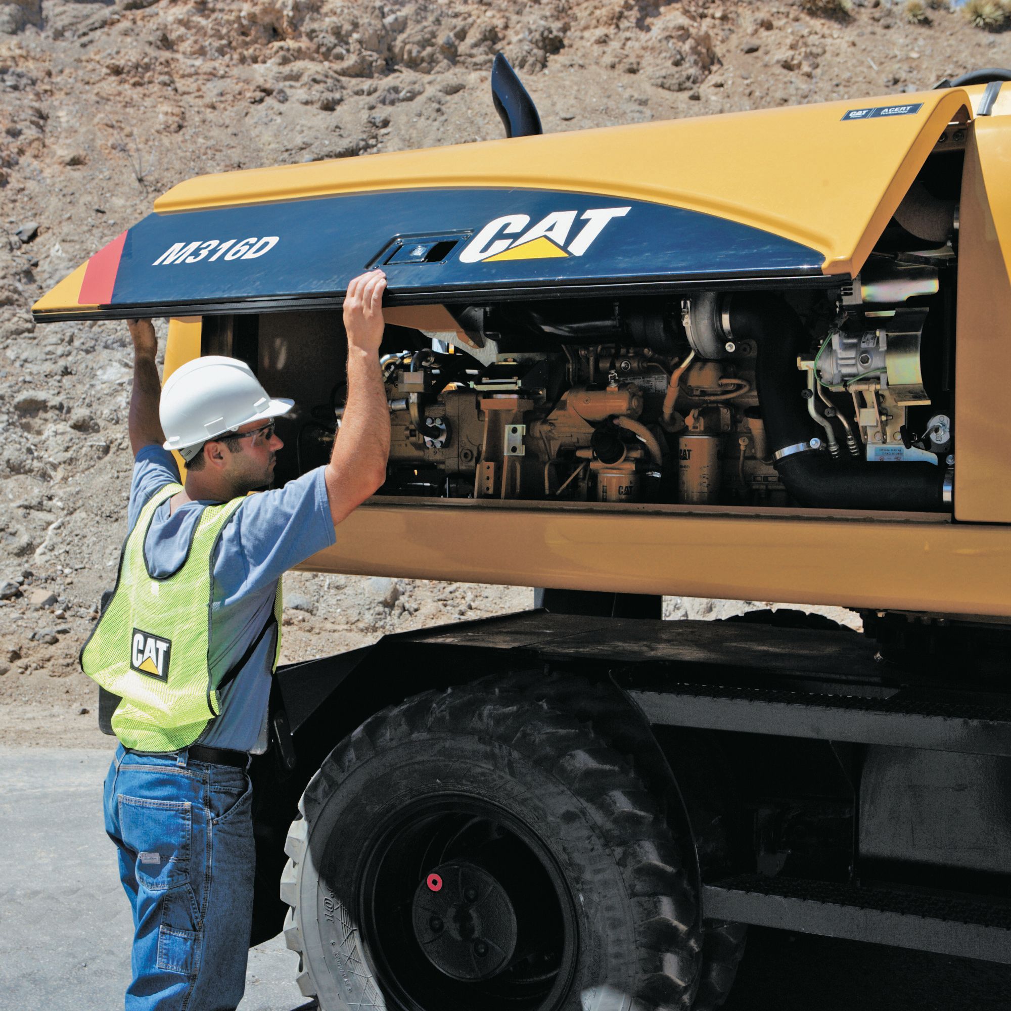 Cat M316D Wheel Excavators | Caterpillar