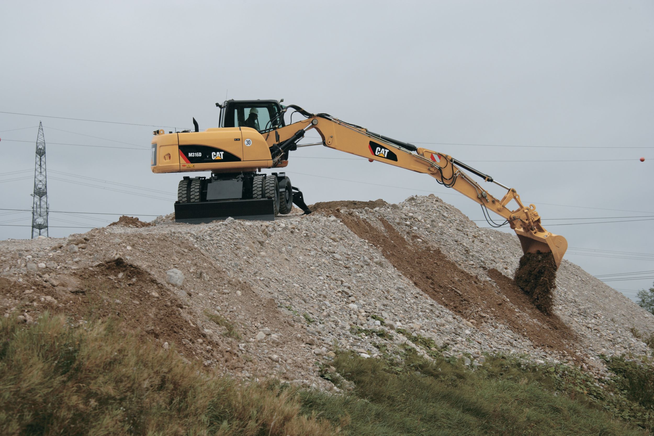 Cat M316D Wheel Excavators | Caterpillar