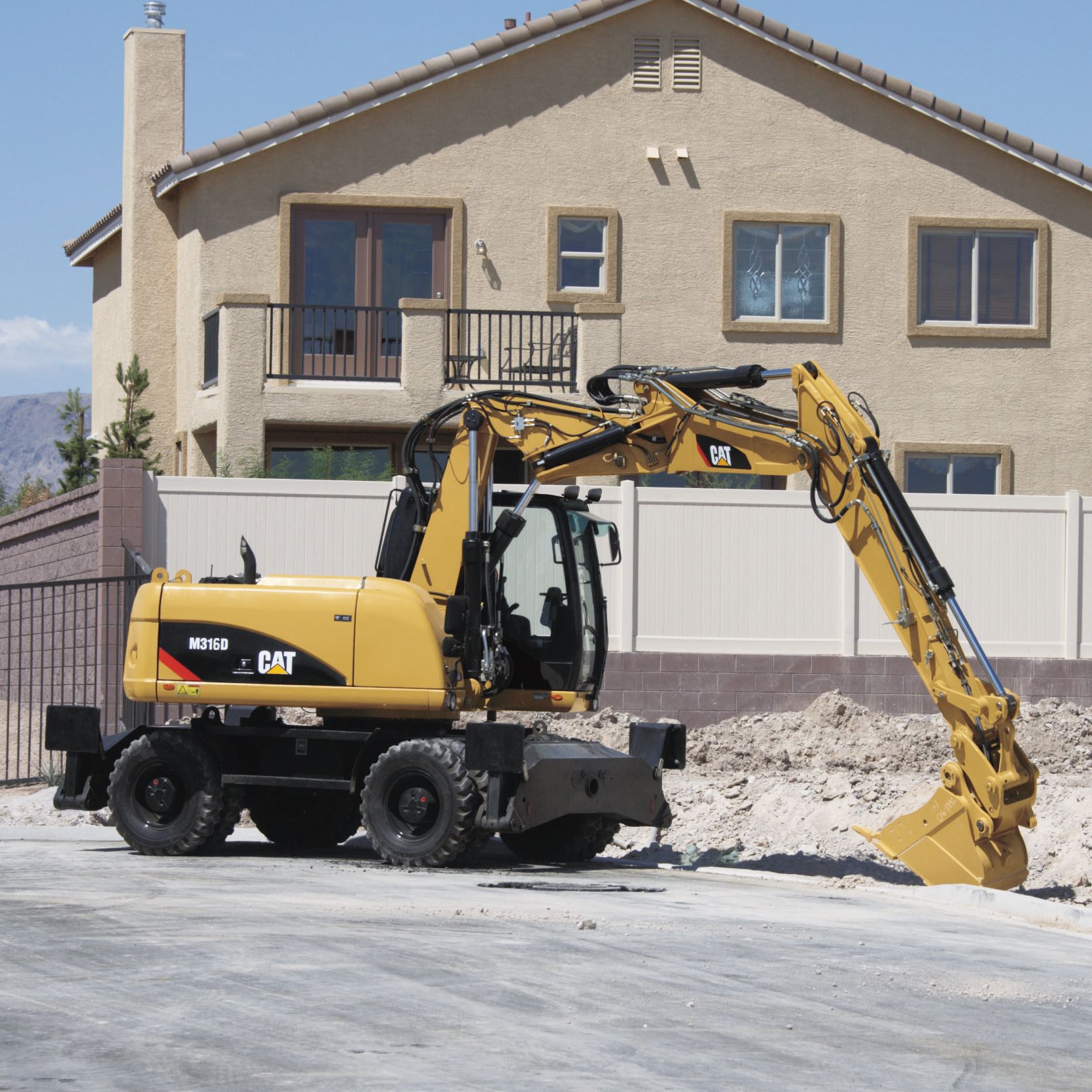 Cat M316D Wheel Excavators | Caterpillar