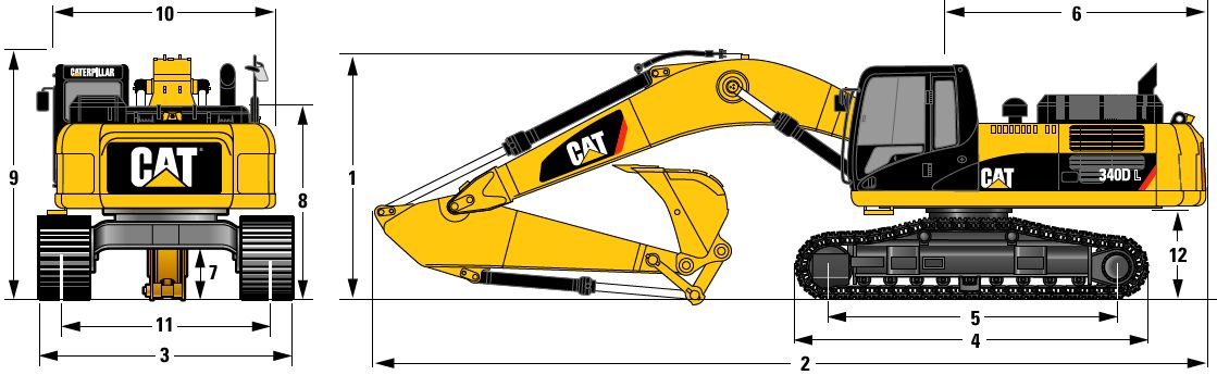 Cat 340D L Large Excavators | Caterpillar