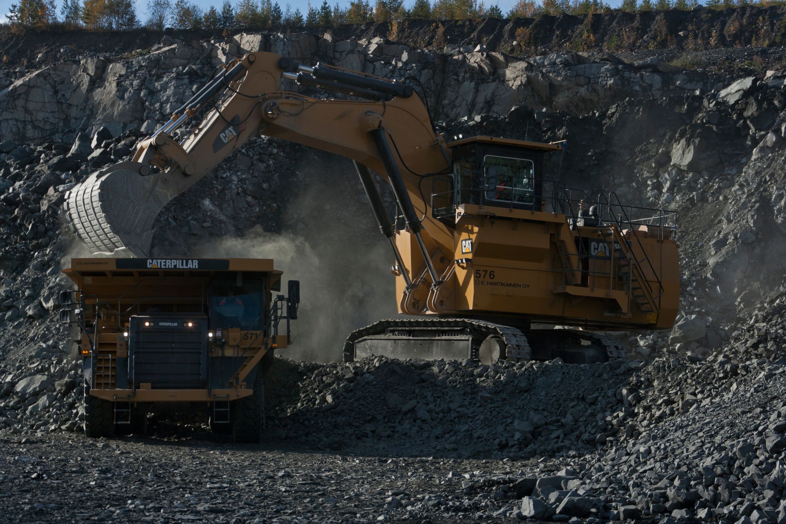 product-6030 working in a mine