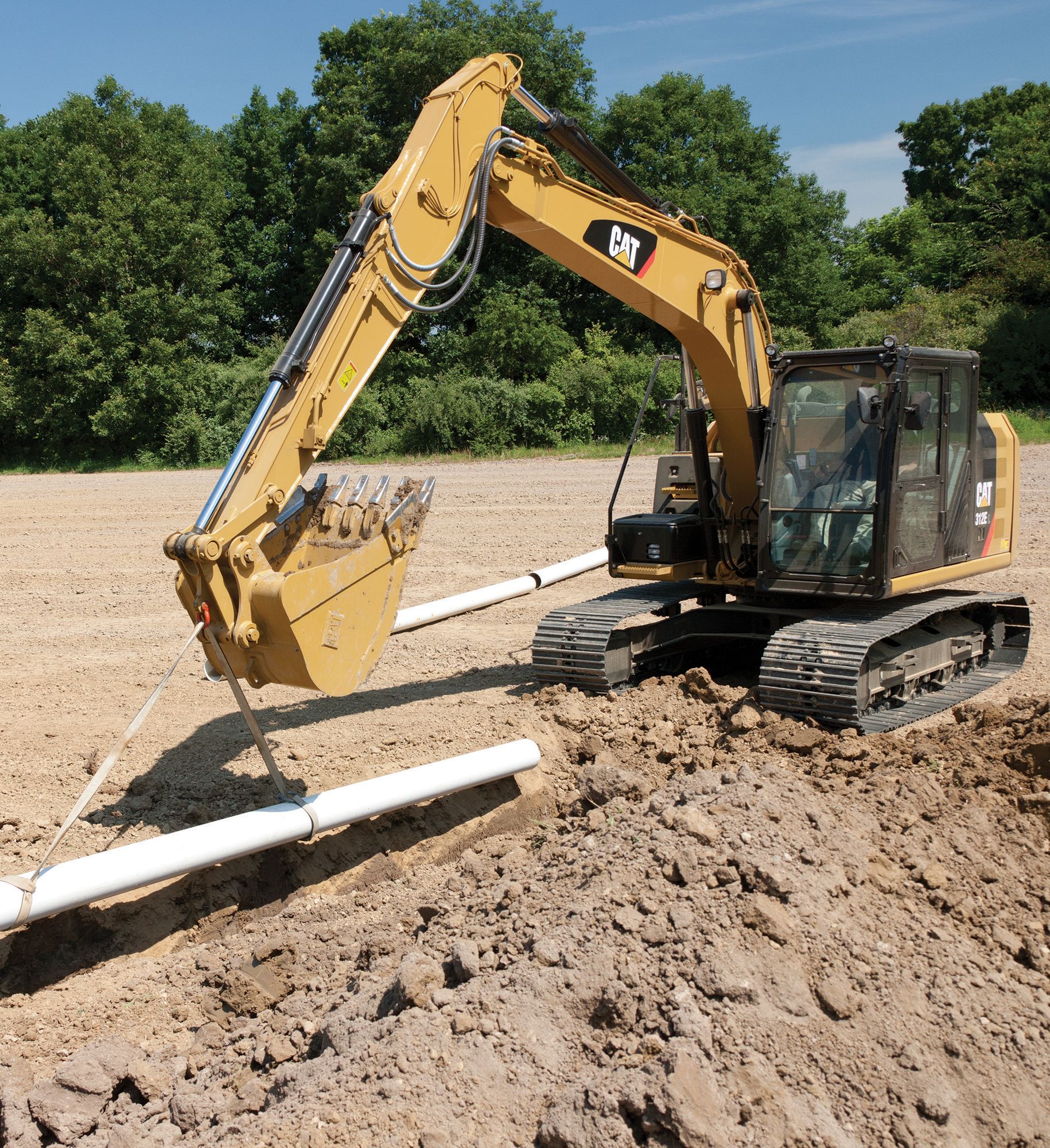 cat 312 excavator specs