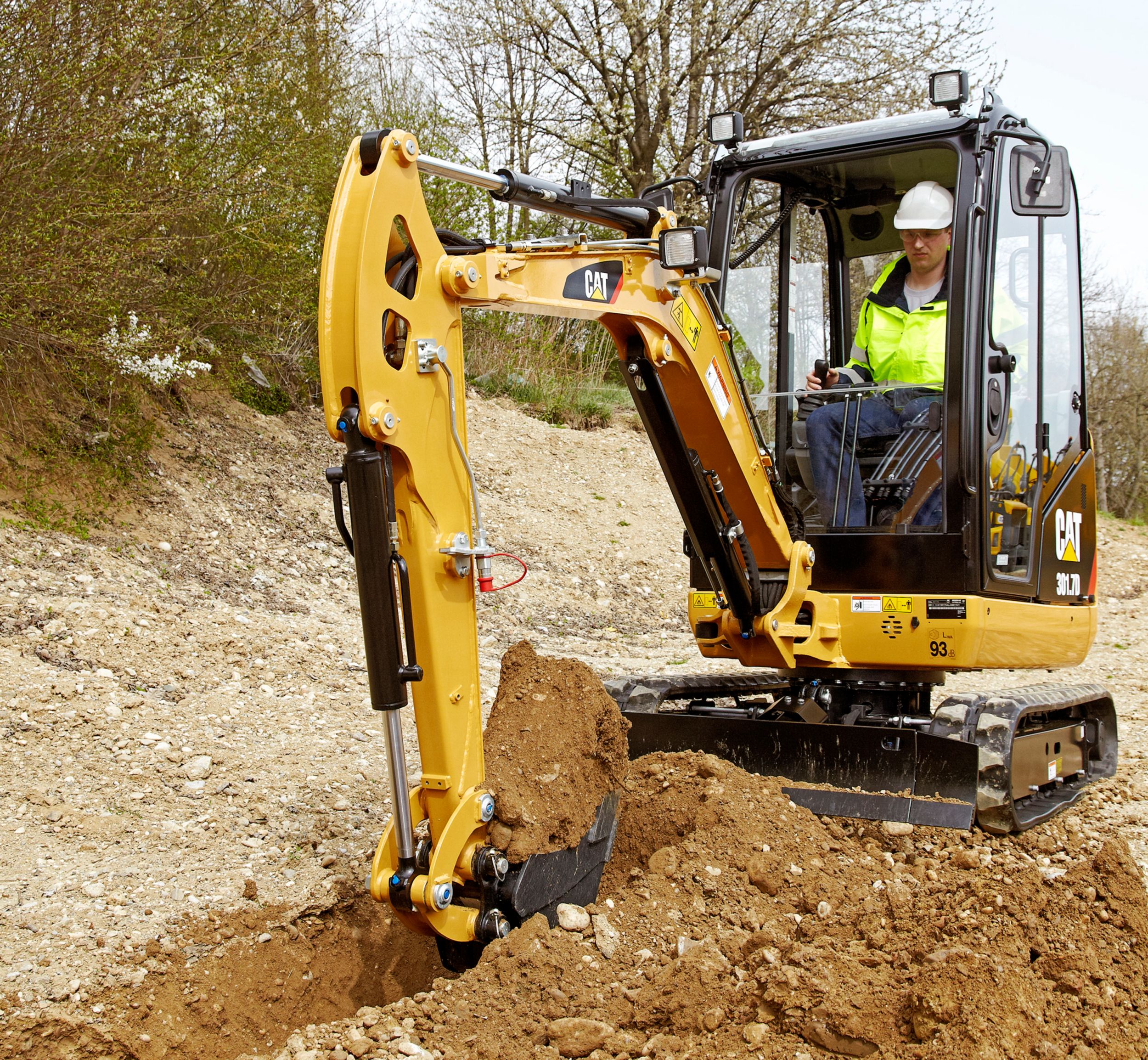 Cat 301.7D ミニ油圧ショベル | Caterpillar