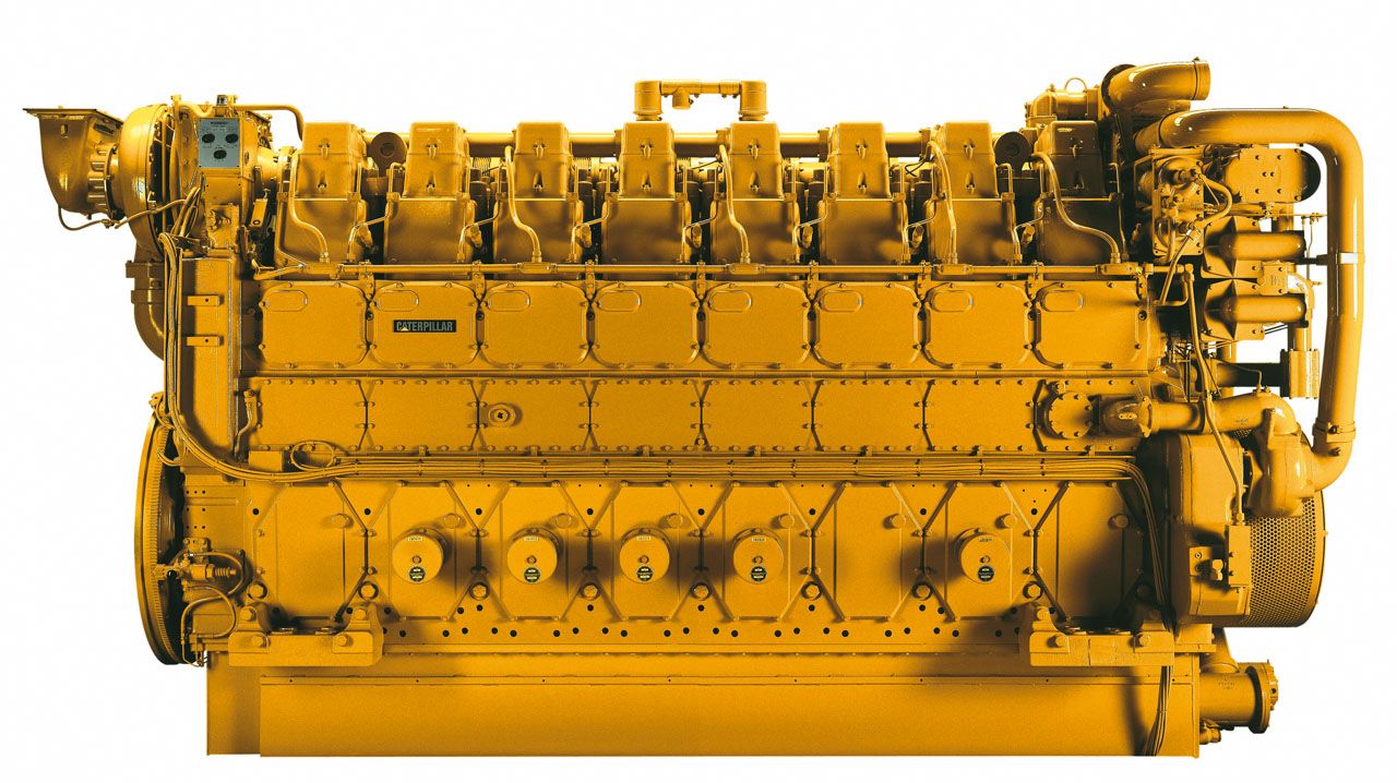 3608 LRC Diesel Engines - Lesser Regulated & Non-Regulated (Image may not reflect actual configuration)