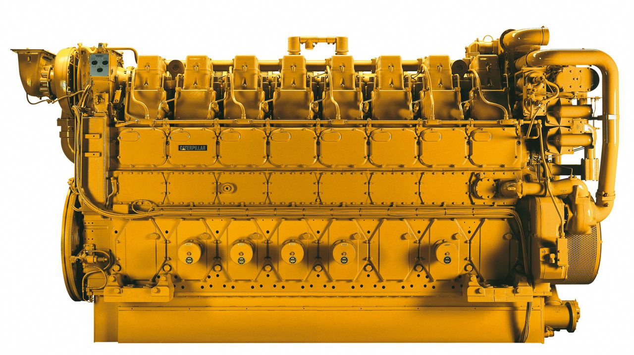 Motores Diesel 3608 LRC - Menos Regulamentados e Não Regulamentados (A imagem pode não refletir a configuração real)
