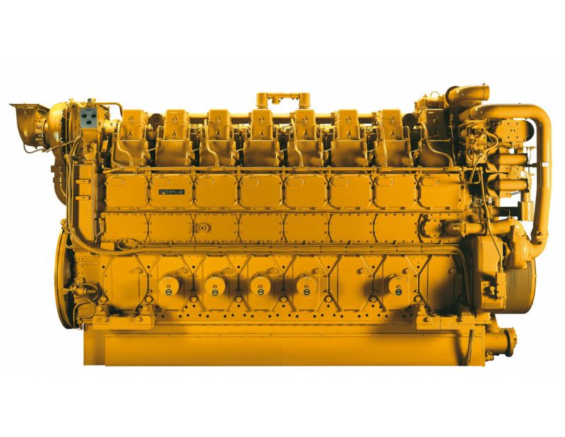 3608 LRC Diesel Engines - Lesser Regulated & Non-Regulated (Image may not reflect actual configuration)