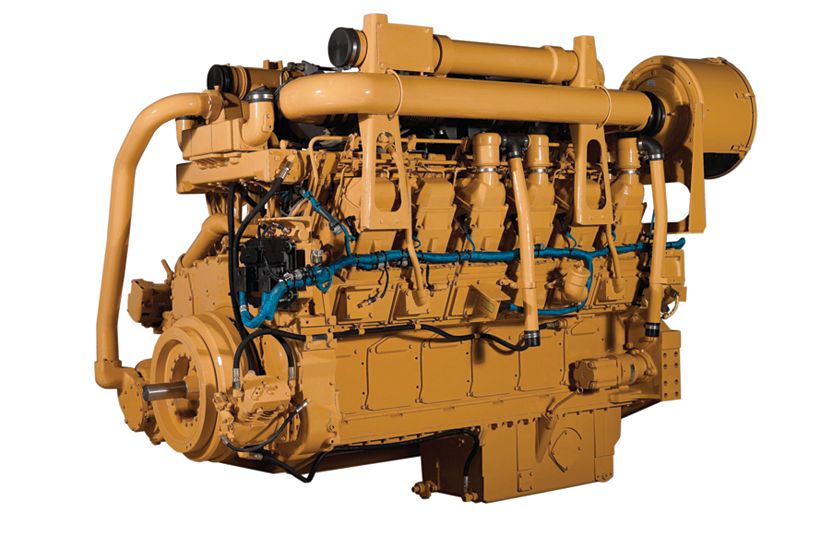 3512C HD Dry Manifold with ATAAC Petroleum Engine Well Servicing Engines