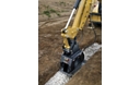 CVP40 Compacting Rock in a Trench