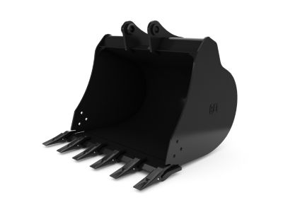 Heavy Duty Capacity Buckets - Mini Excavator - 914 mm (36 in), 300 L (10.6 ft3), Pin On, 40 mm (1.6 in)