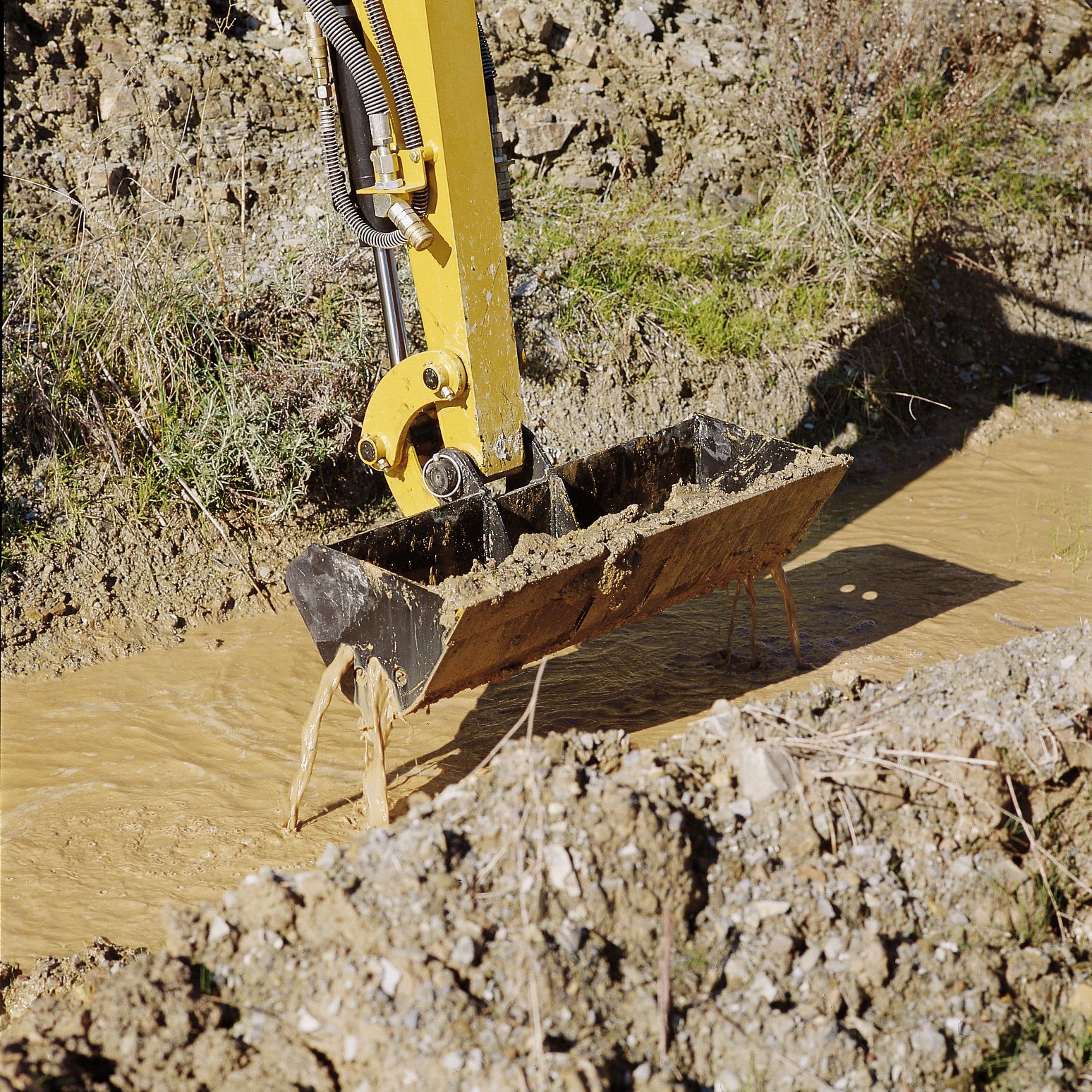 1600 Mm (63 In) Ditch Cleaning Bucket Mini Excavator Finning CA